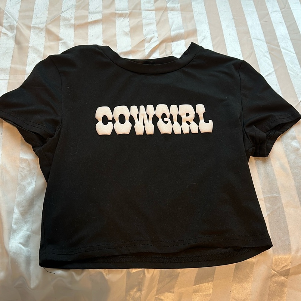 Cowgirl crop top